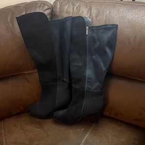 Lane Bryant Black Over the Knee Boots